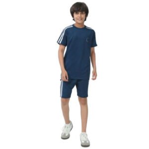 Leox Kids Boys & Girls Dry-Fit T-Shirt & Shorts Co-Ord Set